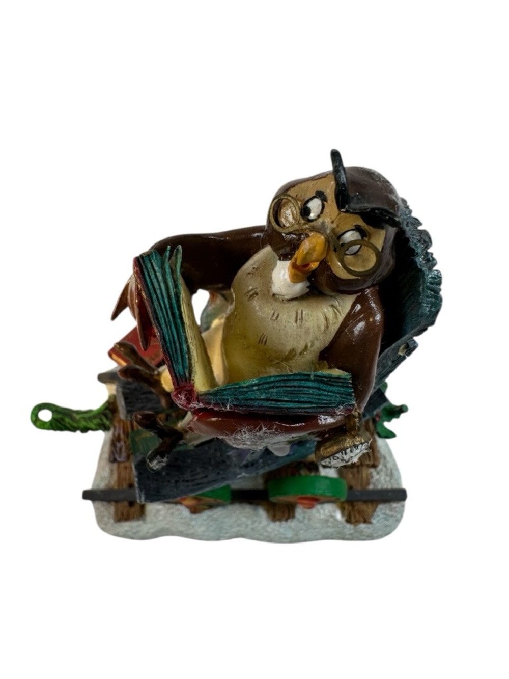 Disney TIgger Holiday Train Danbury Mint Owl Christmas Vintage - Picture 8 of 11